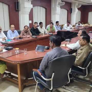 दशहरा उत्सव आयोजन की तैयारी बैठक आयोजित
