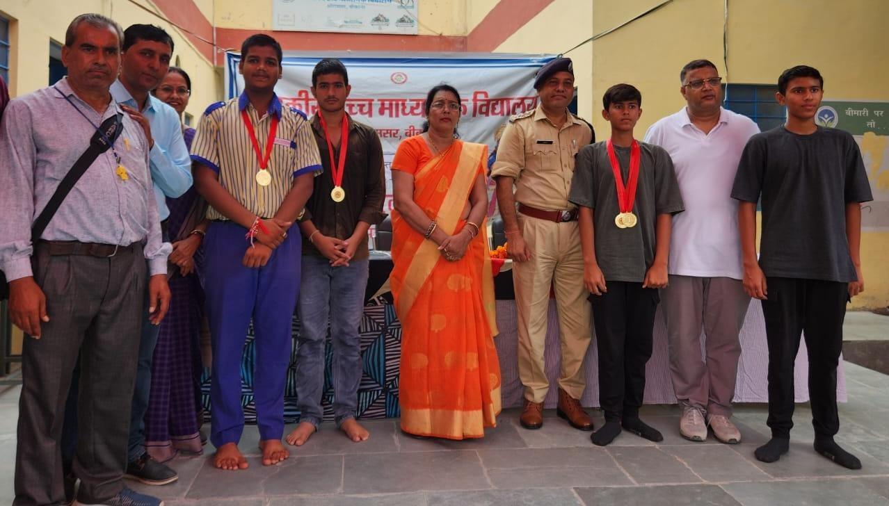 68वीं जिला स्तरीय विद्यालयी तैराकी प्रतियोगिता संपन्न