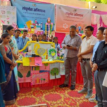 आशान्वित ब्लॉक कोलायत में संपूर्णता अभियान का हुआ समापन