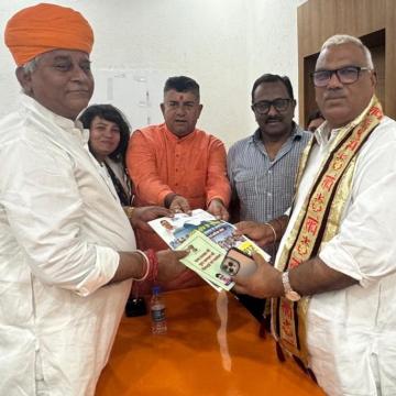गृह राज्य मंत्री श्री बेढम से मिले विधायक, रोजगार मेले की दी जानकारी