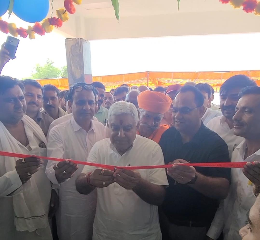 श्रीडूंगरगढ़ विधायक ने किया प्राथमिक स्वास्थ्य केंद्र भवन का उद्घाटन
